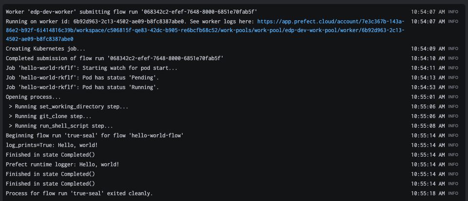deployment run prefect